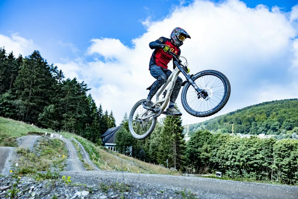 downhill